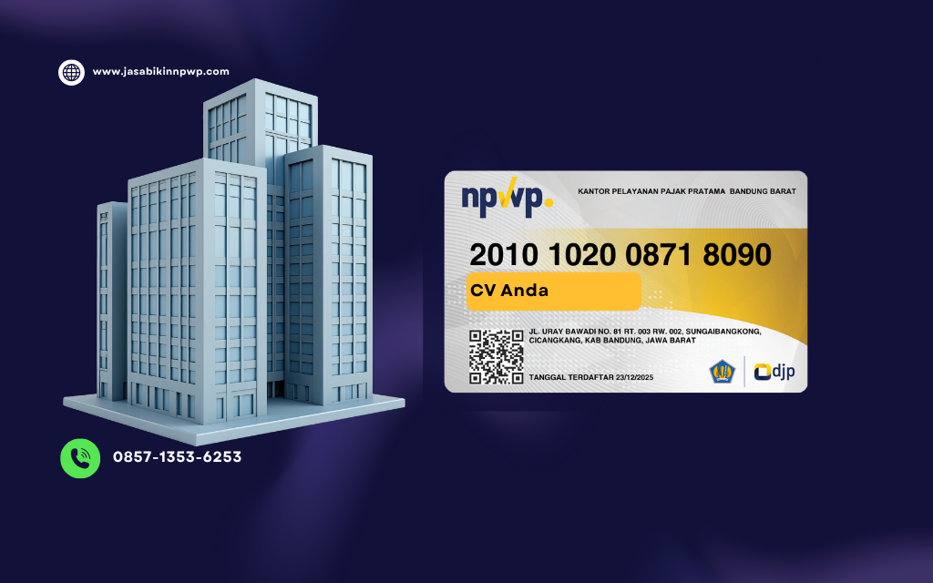 bikin npwp cv online