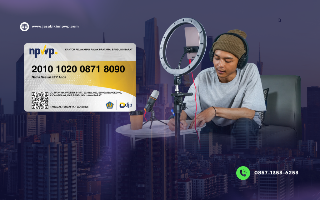 NPWP Konten Kreator Cara Daftar, KLU yang Tepat, dan Cara Bayar Pajaknya
