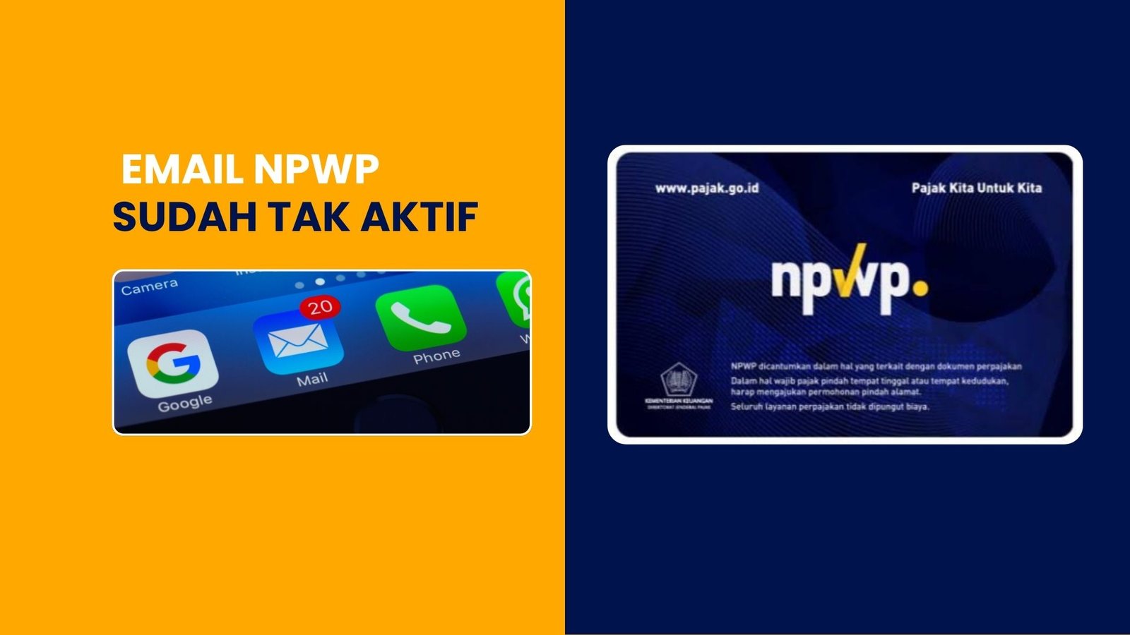 Email NPWP Sudah Tidak Aktif? Ini Cara Menggantinya