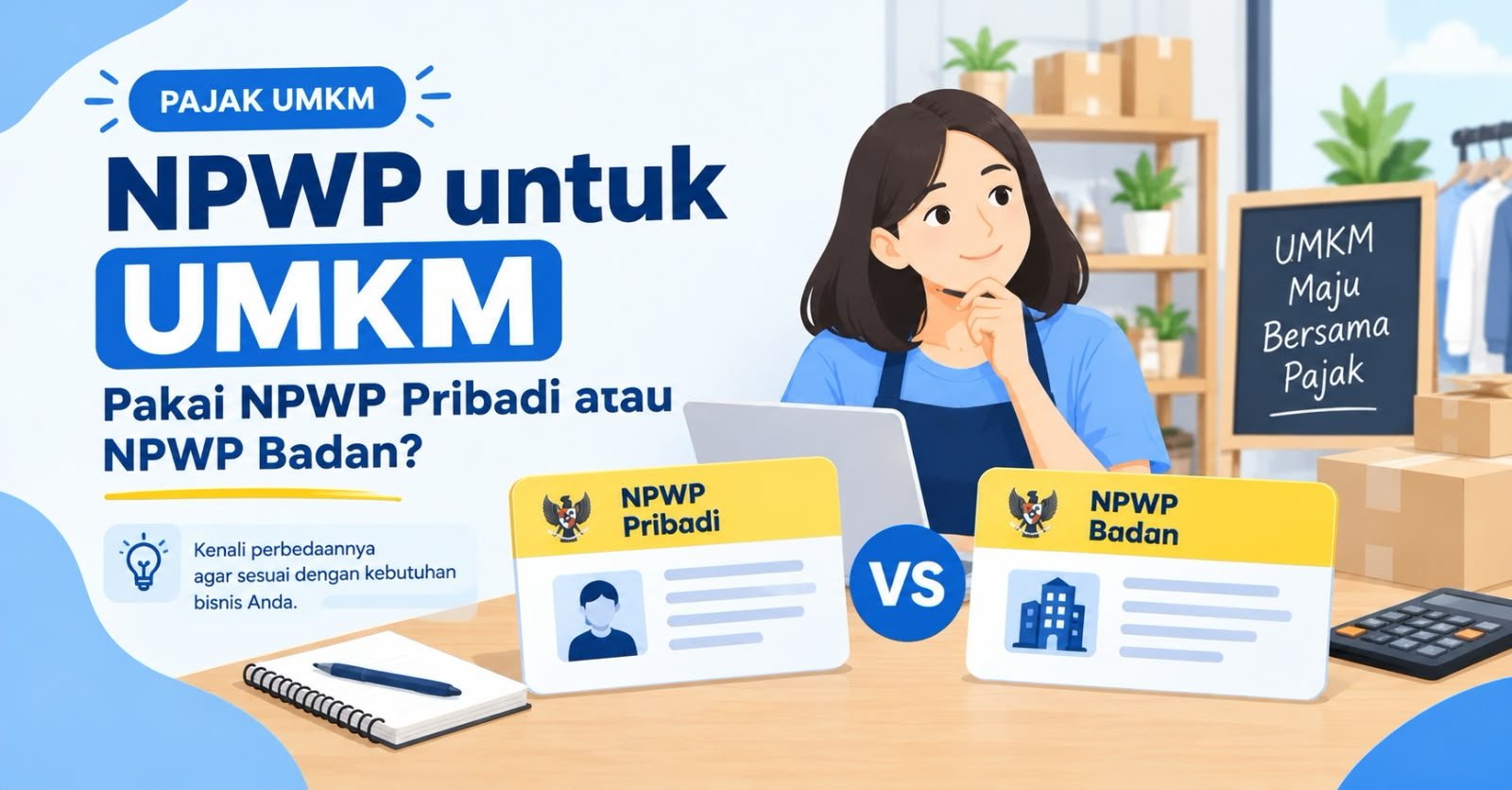 NPWP untuk UMKM: Pakai NPWP Pribadi atau Badan?
